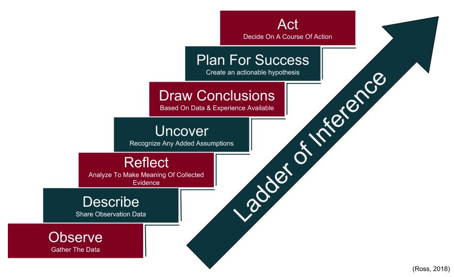 Image representation of the ladder of inference