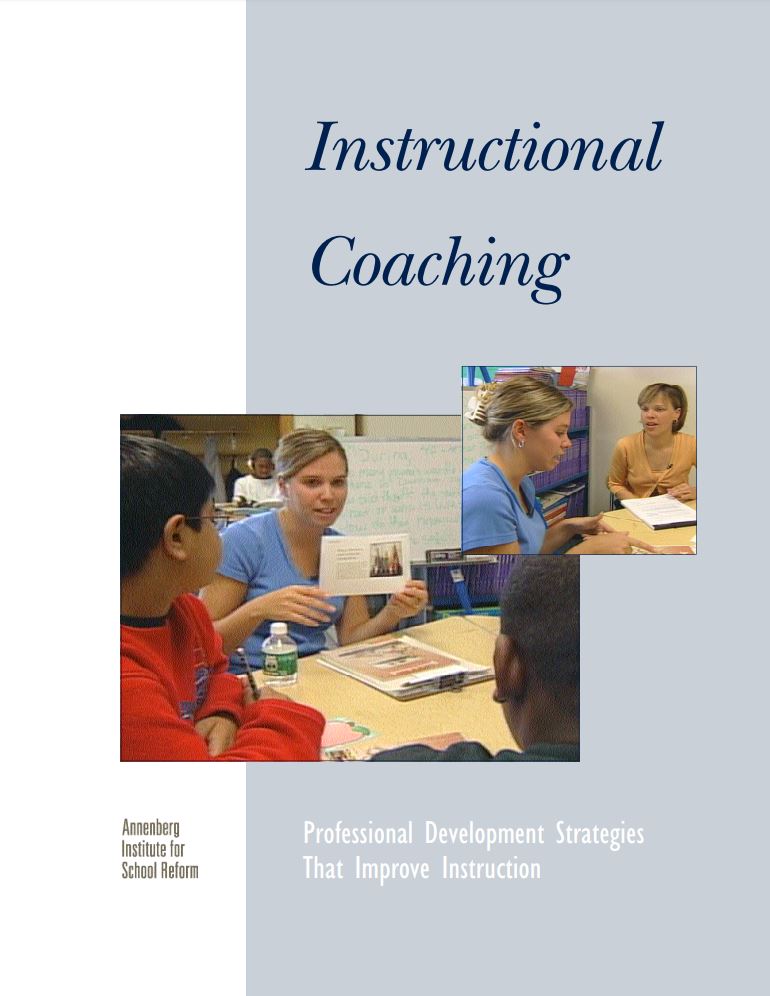 Image of "Instructional Coaching" by the Annenberg Institute of School Reform