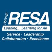 Image of the Wayne RESA logo: Leading... Learning for All; Service - Leadership - Collaboration - Excellence